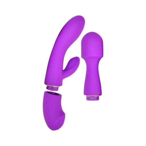 Loving Joy DUA Interchangeable Vibrator with 2 Attachments - Image 6