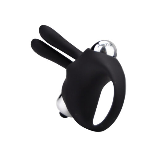 Loving Joy Silicone Vibrating Rabbit Cock Ring - Image 4