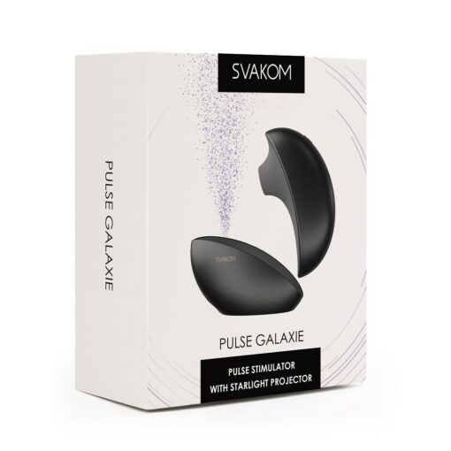 Svakom Galaxie Suction Vibrator with Mood Projector Midnight Black - Image 15