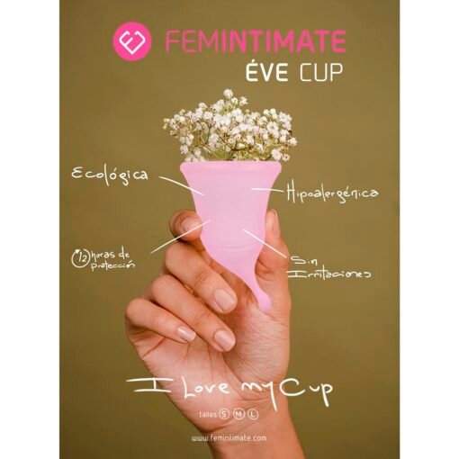 Femintimate Eve Menstrual Cup with Curved Stem Small - Image 4