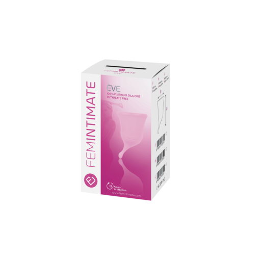 Femintimate Eve Menstrual Cup with Curved Stem Medium - Image 3