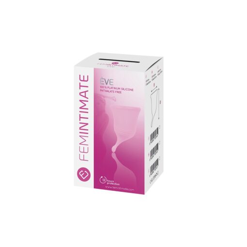 Femintimate Eve Menstrual Cup with Curved Stem Large - Image 3