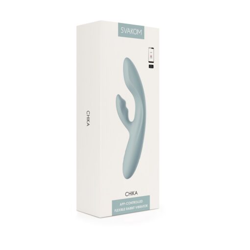 Svakom Chika App-Controlled Flexible Warming Rabbit Vibrator - Image 10