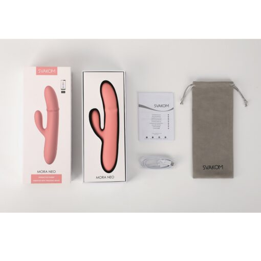 Svakom Mora Neo Interactive Rabbit Vibrator with Thrusting Beads - Image 8