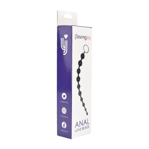 Loving Joy Anal Love Beads Black - Image 4