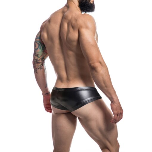 C4M Booty Shorts Black Leatherette - Image 5