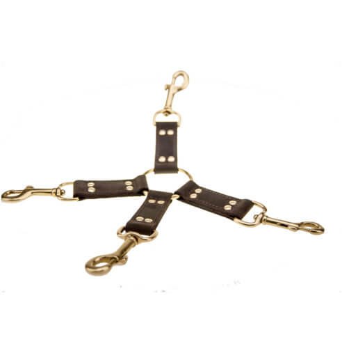 BOUND Nubuck Leather 4 Way Hog Tie – alternate view 3