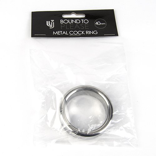 Bound to Please Metal Cock and Ball Ring - 40mm – alternate view 4
