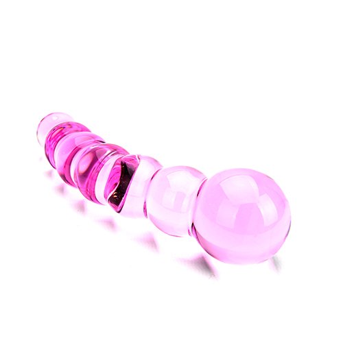 Spectrum Ribbed Glass Dildo – alternate view 5