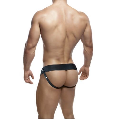 Unisex Hollow Strap-On 6 Inch Black – alternate view 2