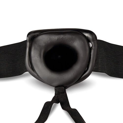 Unisex Hollow Strap-On 6 Inch Black – alternate view 3
