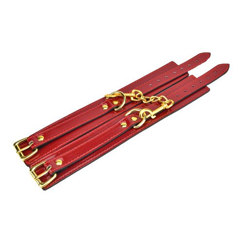Bound to Please Red Ankle Cuffs – alternate view 2