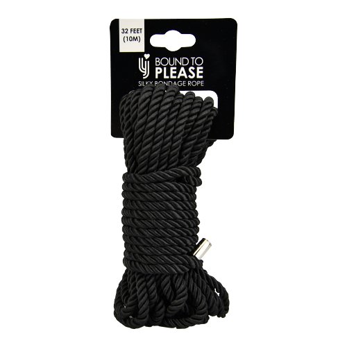 Bound to Please Silky Bondage Rope 10m Black – alternate view 3