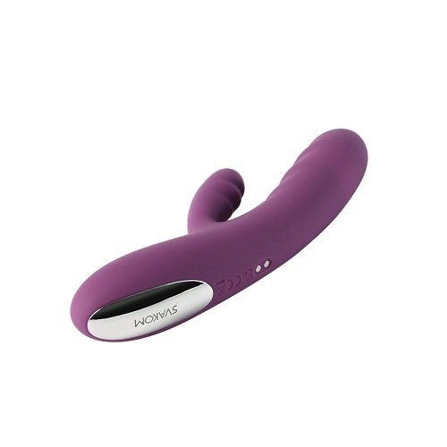 Svakom Avery Thrusting Vibrator with Clitoral Stimulator – alternate view 2
