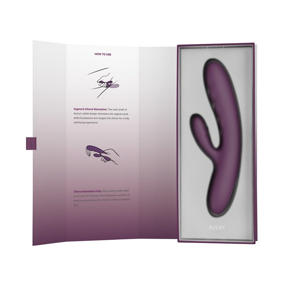 Svakom Avery Thrusting Vibrator with Clitoral Stimulator – alternate view 8