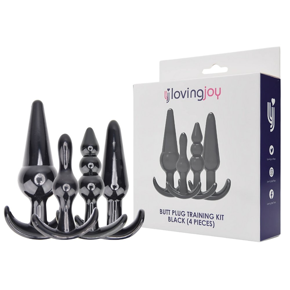 Loving Joy Butt Plug Training Kit Black – alternate view 13