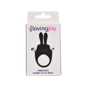 Loving Joy Silicone Vibrating Rabbit Cock Ring - Image 5