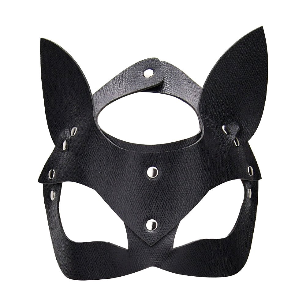 Bound to Play Kitty Cat Face Mask Black – alternate view 2