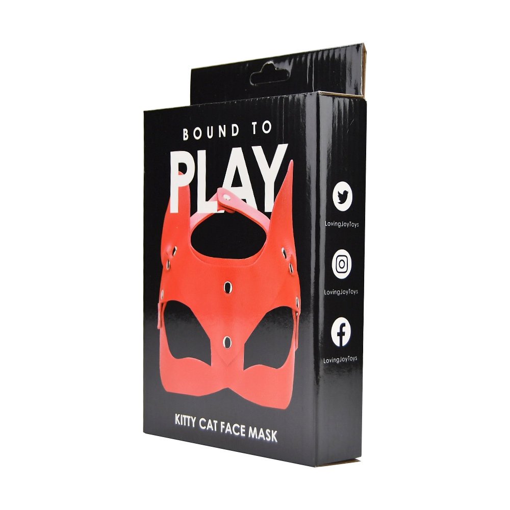 Bound to Play Kitty Cat Face Mask Red – alternate view 4