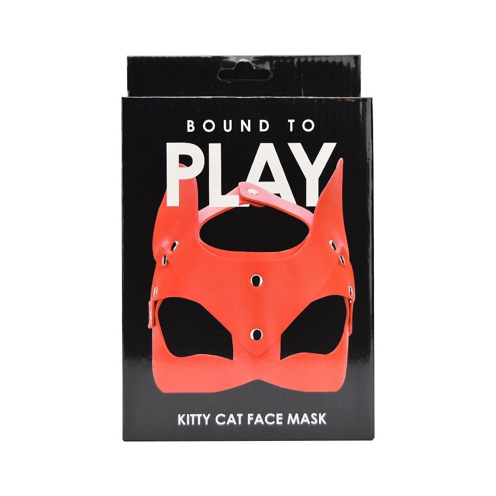 Bound to Play Kitty Cat Face Mask Red – alternate view 3