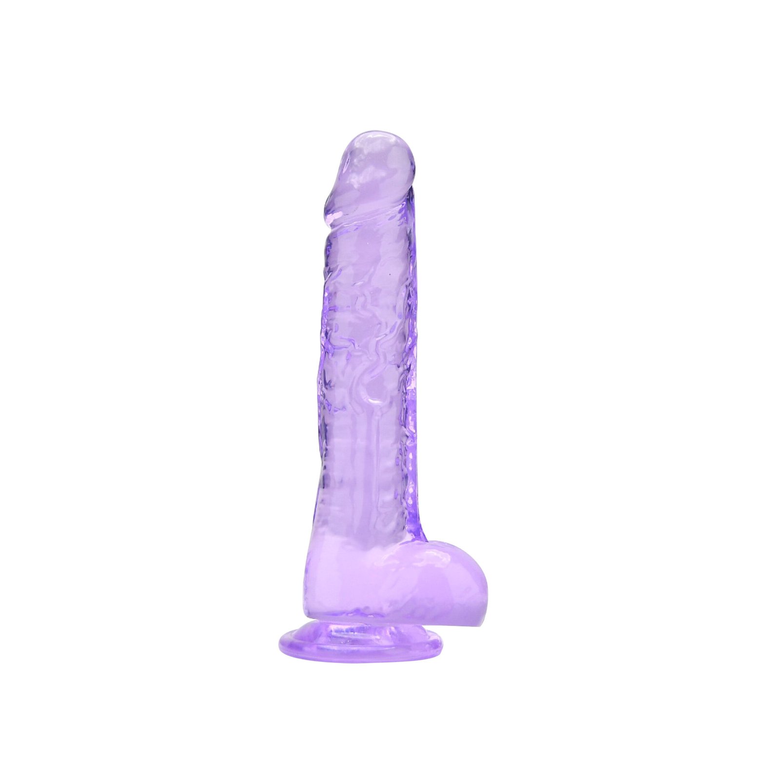 Loving Joy 8 Inch Dildo with Balls Purple – alternate view 3