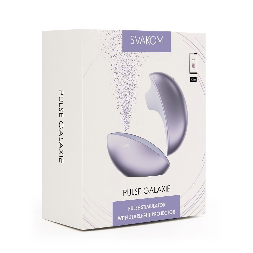 Svakom Galaxie Suction Vibrator with Mood Projector Metallic Lilac – alternate view 13