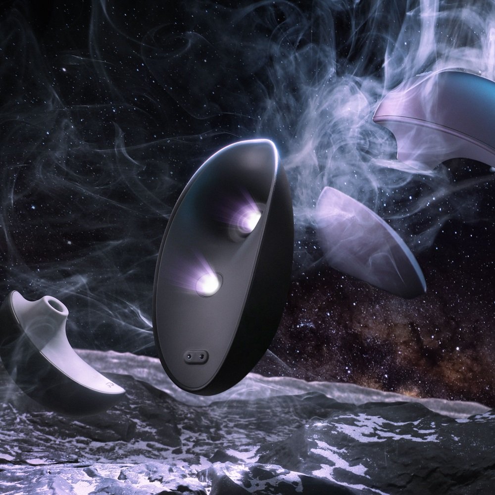 Svakom Galaxie Suction Vibrator with Mood Projector Metallic Lilac – alternate view 2