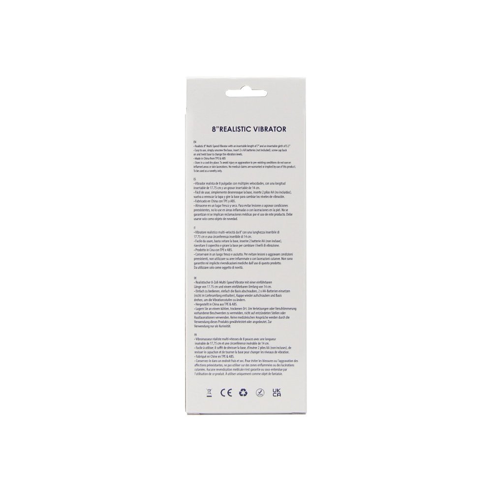Loving Joy 7 inch Realistic Vibrator Purple – alternate view 9