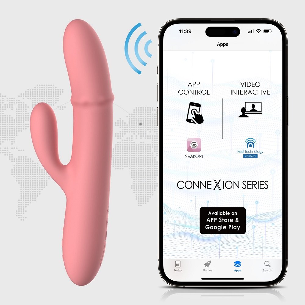 Svakom Mora Neo Interactive Rabbit Vibrator with Thrusting Beads – alternate view 10