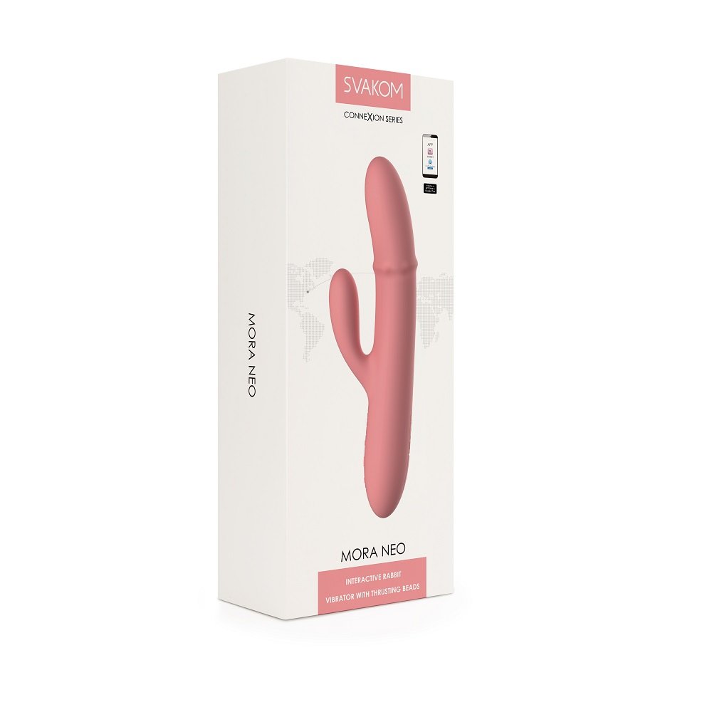 Svakom Mora Neo Interactive Rabbit Vibrator with Thrusting Beads – alternate view 8