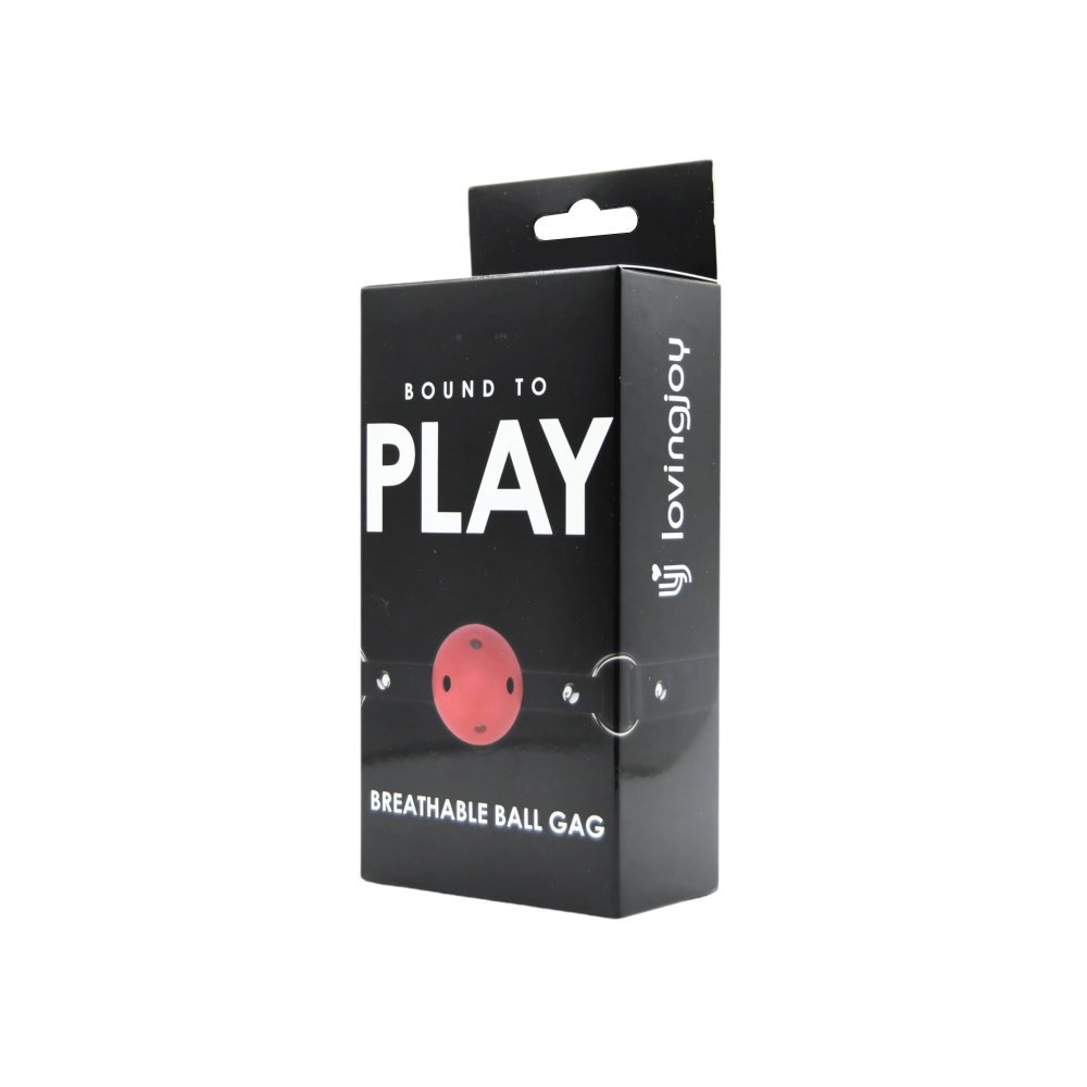 Bound to Play Breathable Ball Gag Red – alternate view 7