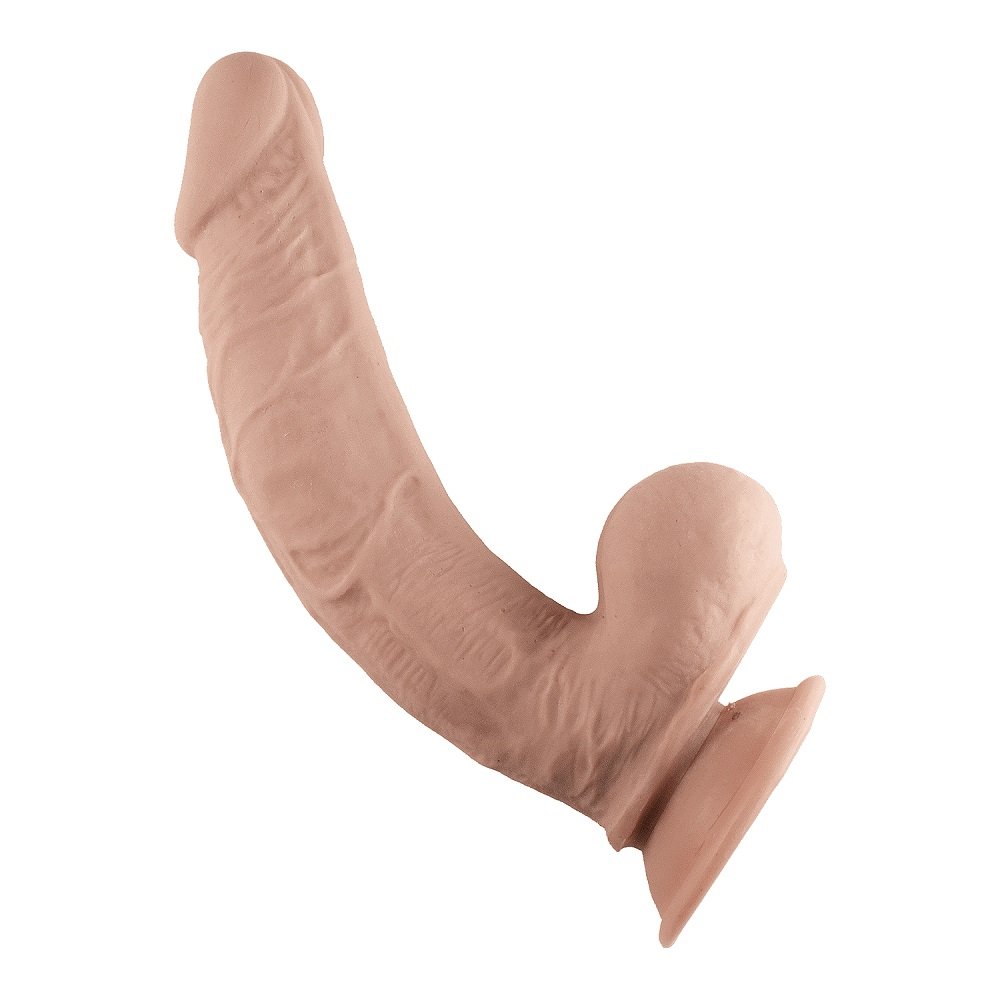 RealCocks Dual Layer Bendable Dildo 9 Inch Vanilla – alternate view 4