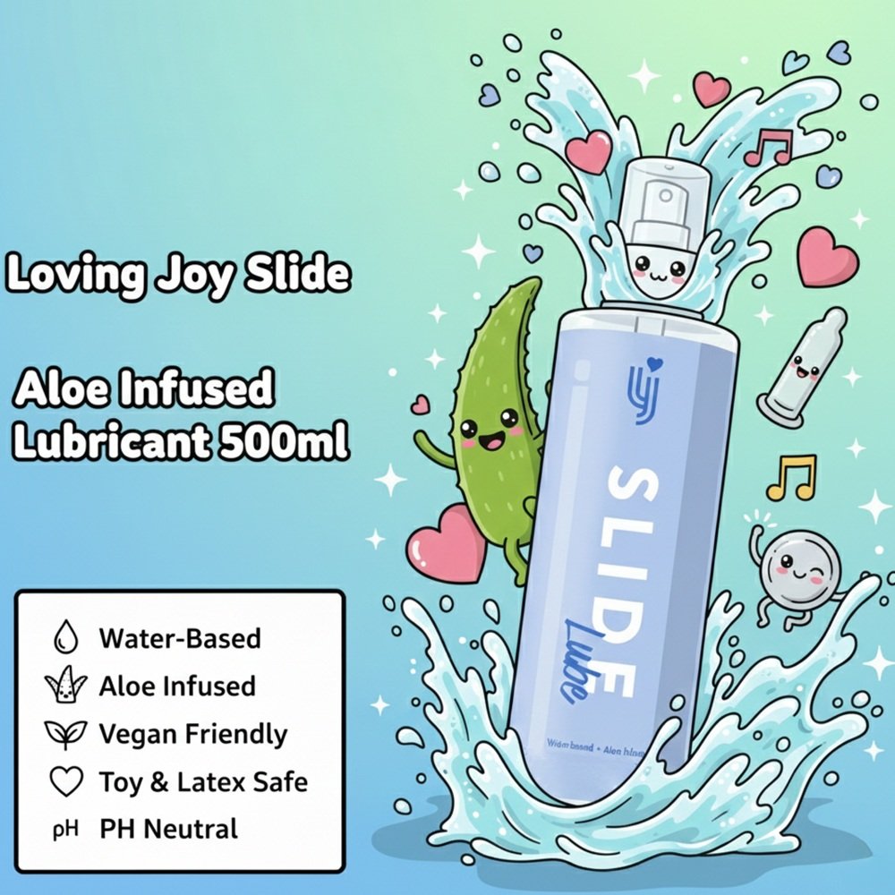 Loving Joy Slide Water-Based Lubricant 500ml – alternate view 8