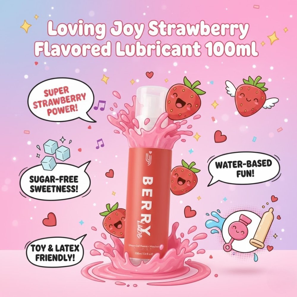 Loving Joy Strawberry Flavoured Lubricant 100ml – alternate view 3
