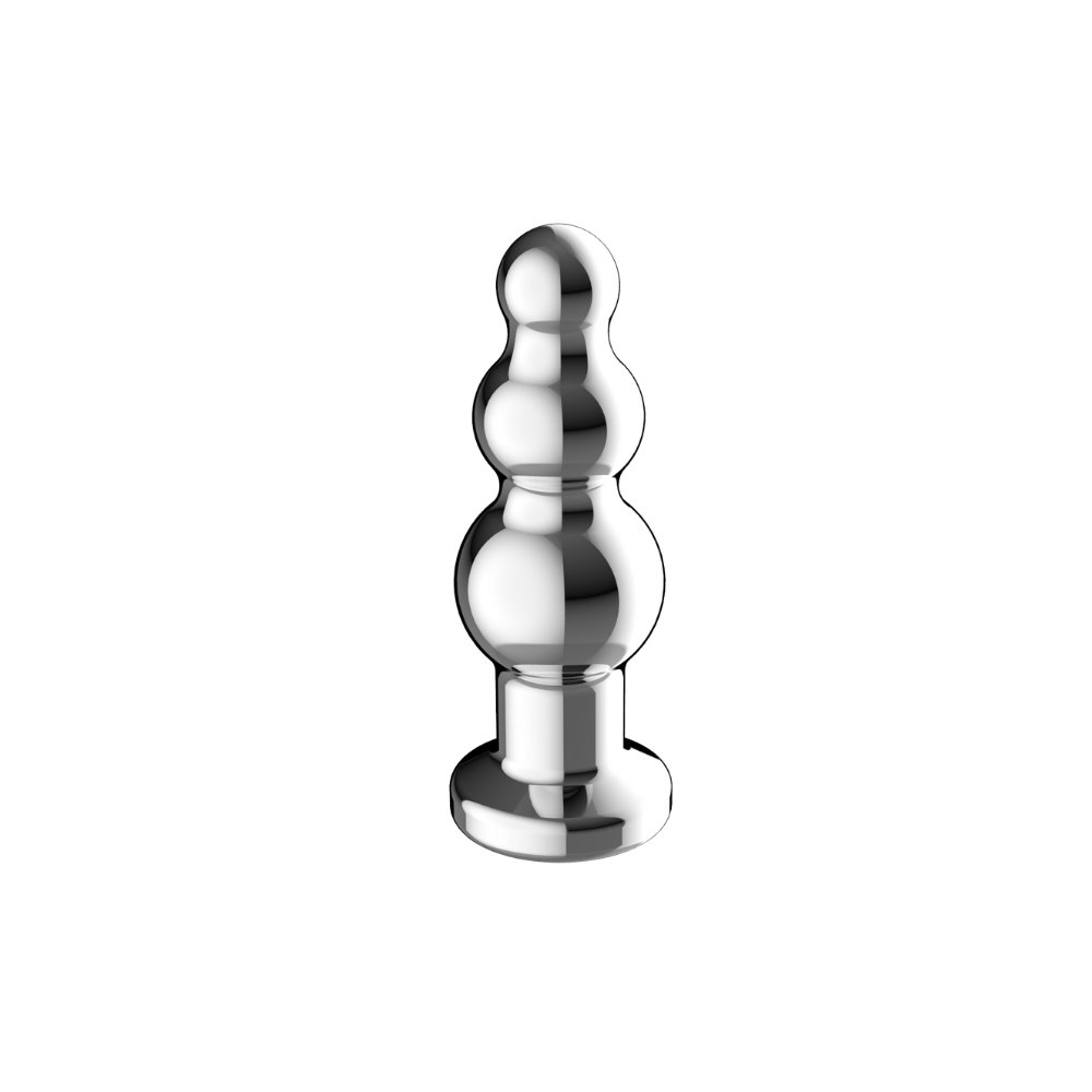 Toosh Remote Controlled Metal Vibrating Anal Beads – alternate view 4