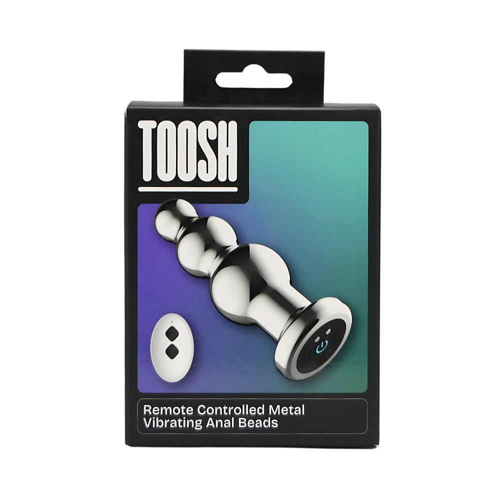 Toosh Remote Controlled Metal Vibrating Anal Beads – alternate view 6