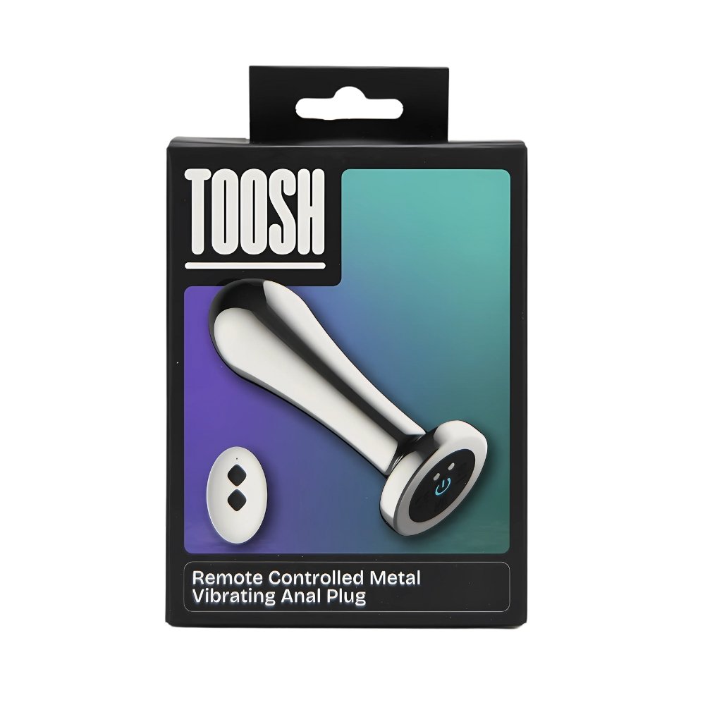 Toosh Remote Controlled Metal Vibrating Anal Plug – alternate view 6