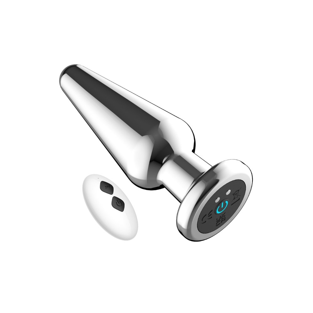 Toosh Remote Controlled Metal Vibrating Butt Plug – alternate view 2