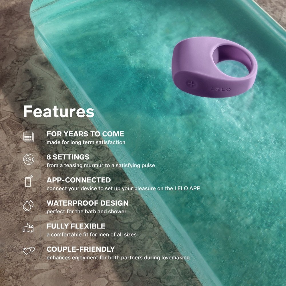 LELO Tor 3 App Controlled Cock Ring Black - Image 6