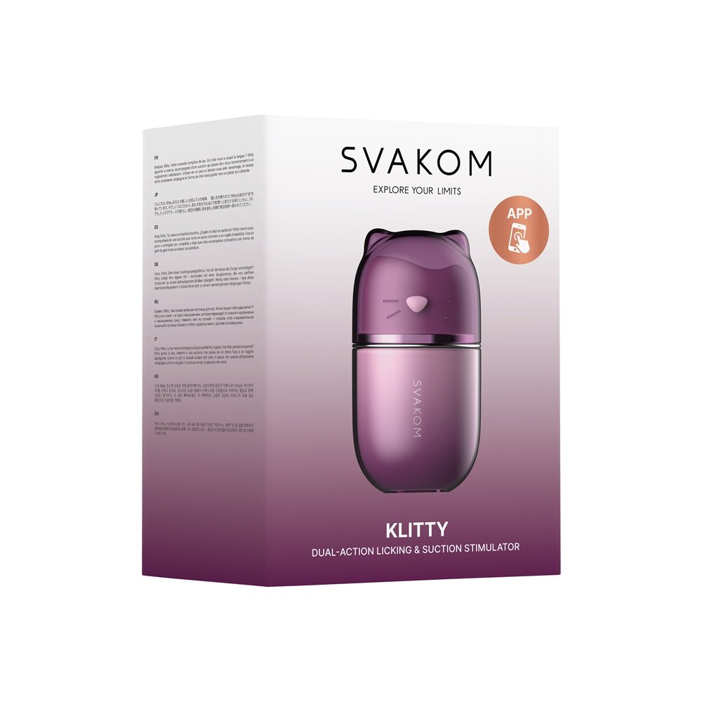 Svakom Klitty Dual Action Licking and Suction Stimulator - Image 13