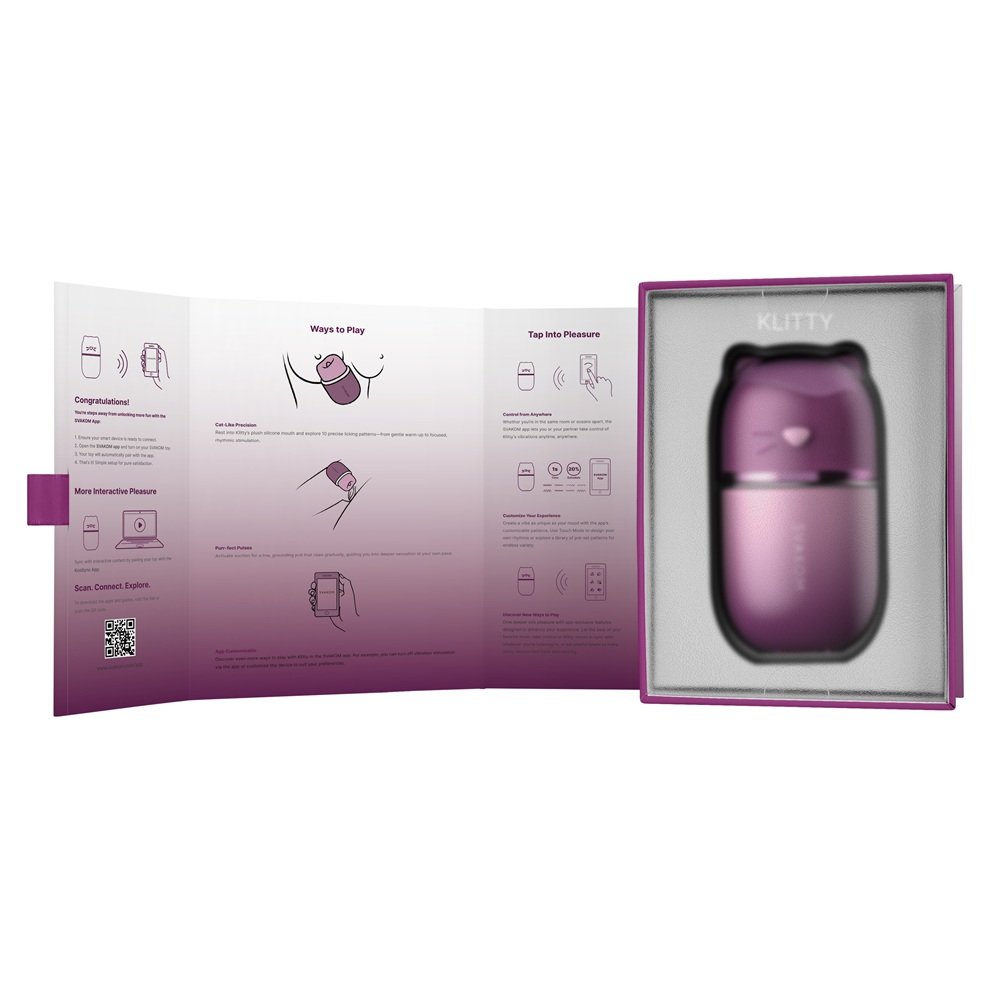Svakom Klitty Dual Action Licking and Suction Stimulator - Image 15